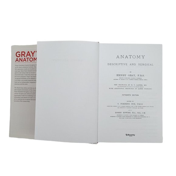 Grays Anatomy Henry Gray Hardback Book Dust Jacket 15th Edition 2012 - Picture 8 of 12